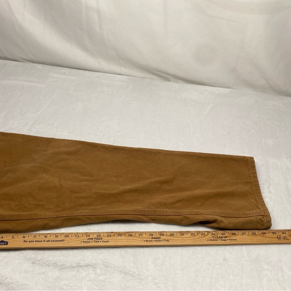 Carhartt Men’s Dungaree Work Pants Size 36x32 Tan - Picture 6 of 6